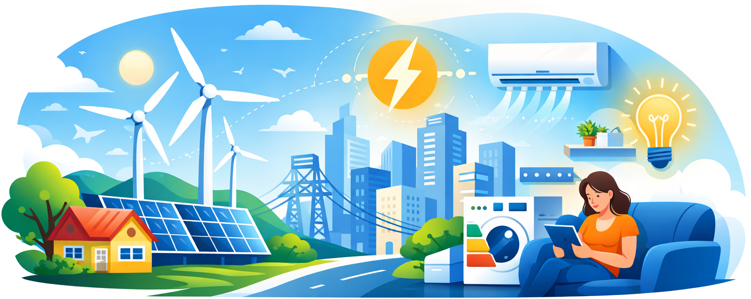 Ilustrație: energie electrică, consum și comparație oferte